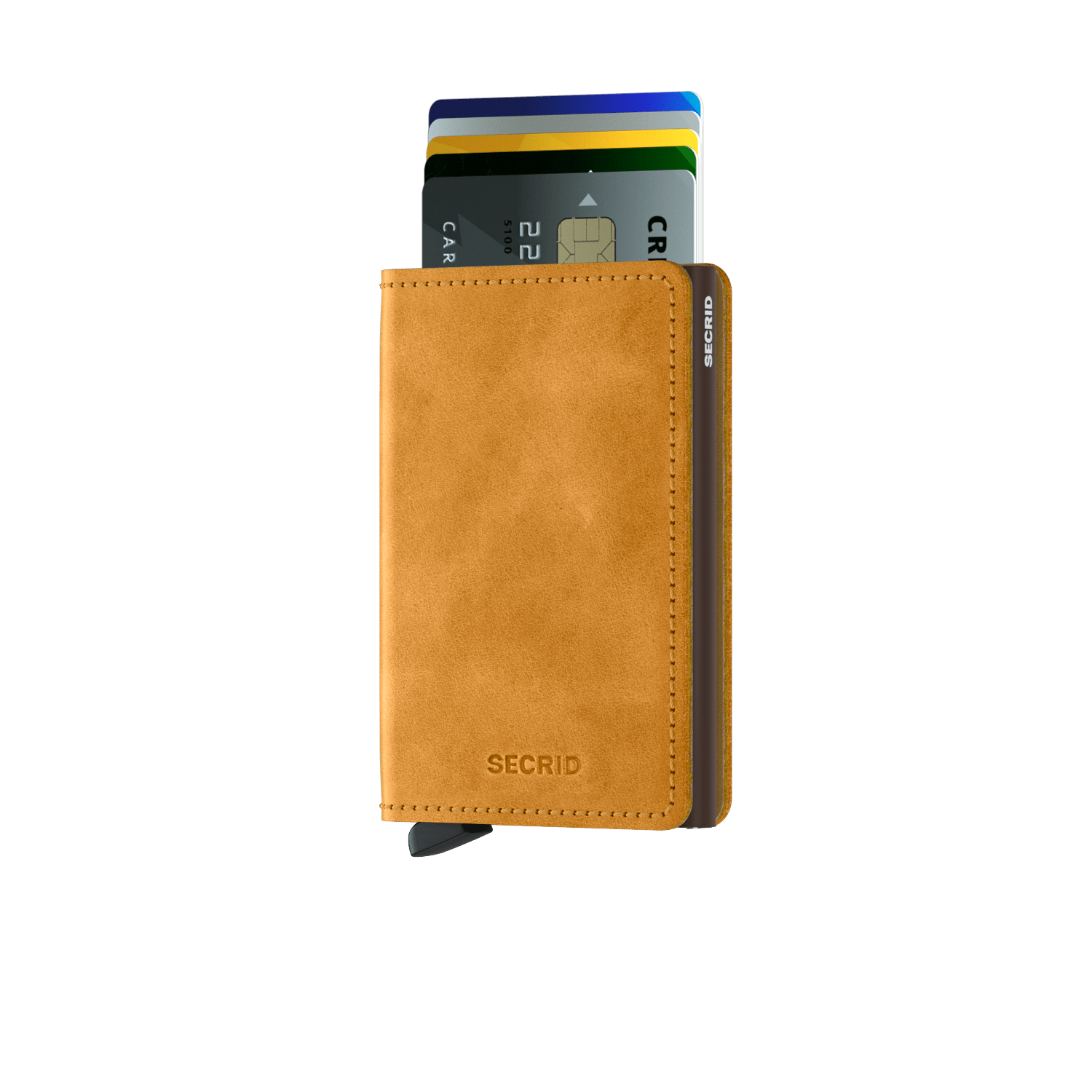 Secrid Slimwallet Vintage Ochre Front Cards