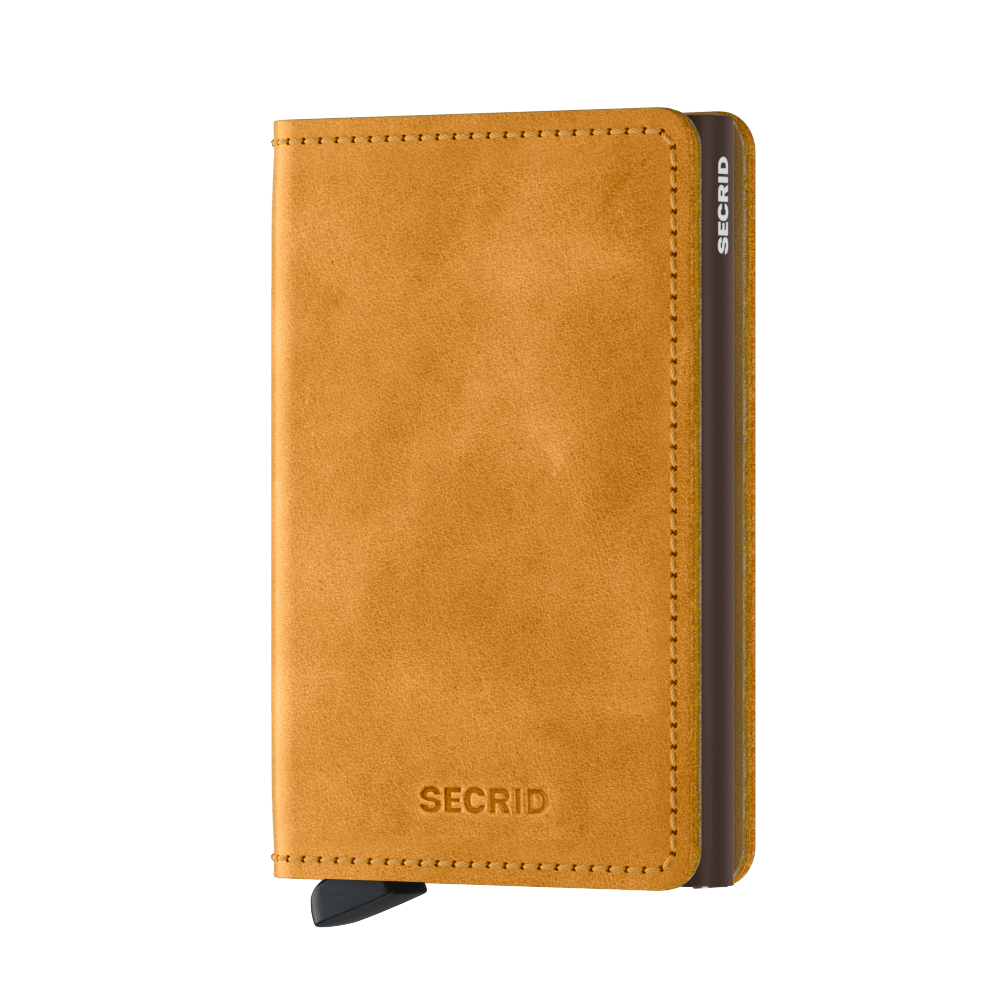 Secrid Slimwallet Vintage Ochre Front