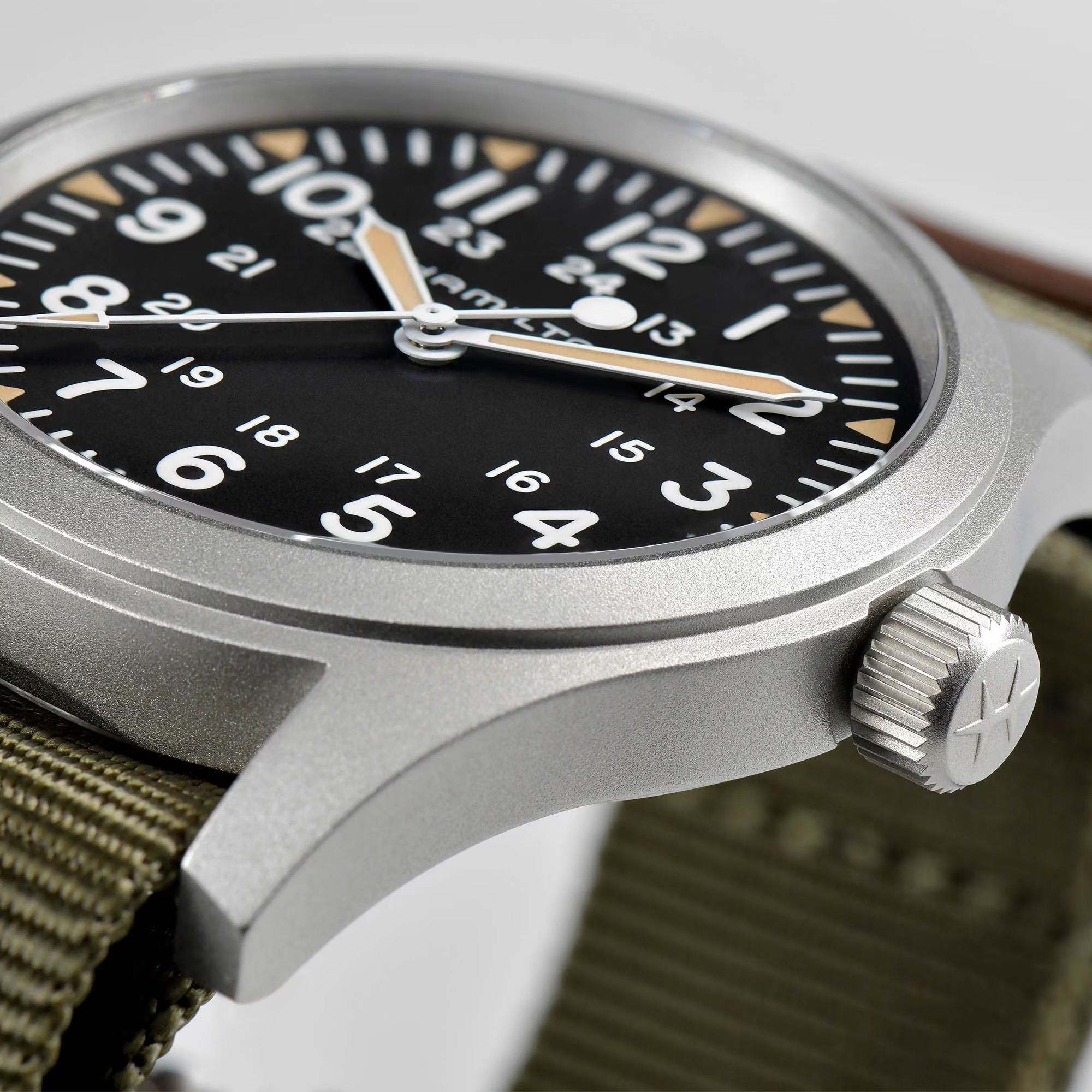 Hamilton Khaki Field/Mech/42mm Grn Nato H69529933 - Image 3