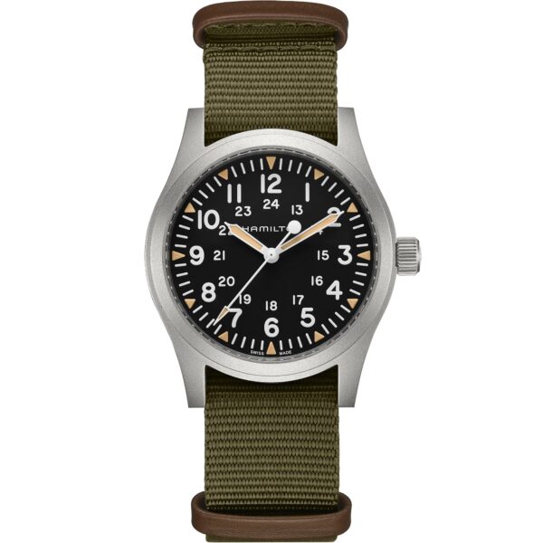 Hamilton Khaki Field/Mech/42mm Grn Nato H69529933