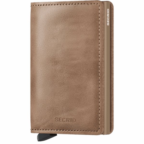Secrid Slimwallet vintage taupe front