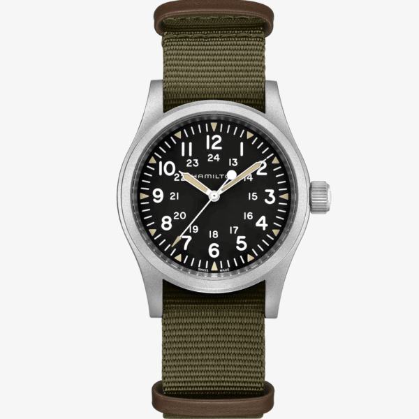 Hamilton Khaki Field/Mech/ 38mm Grn Nato Strap H69439931