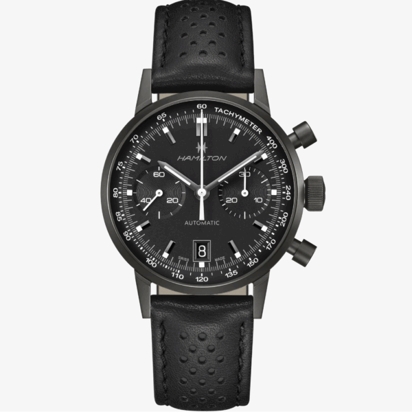 Hamilton Intra-matic PVD Blk/Wht 40mm Auto H38446730