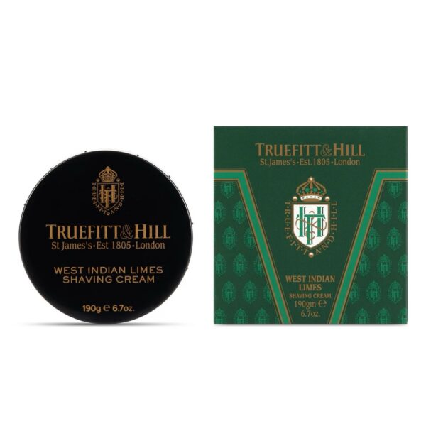 Truefitt/Hill W. Indian Limes Shave Cream 6.7oz Bowl TH00024